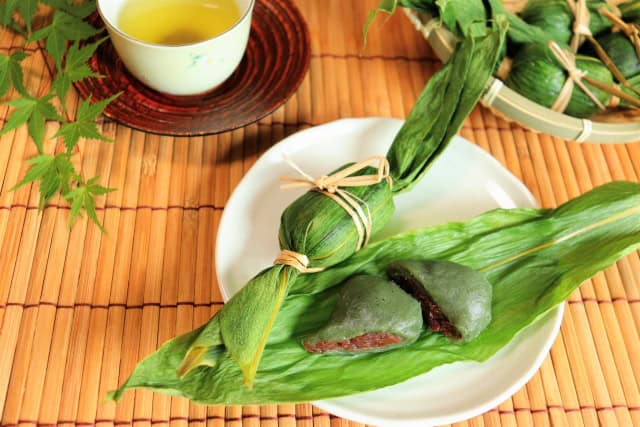 Sasa dango, a bamboo-leaf wrapped Niigata sweet