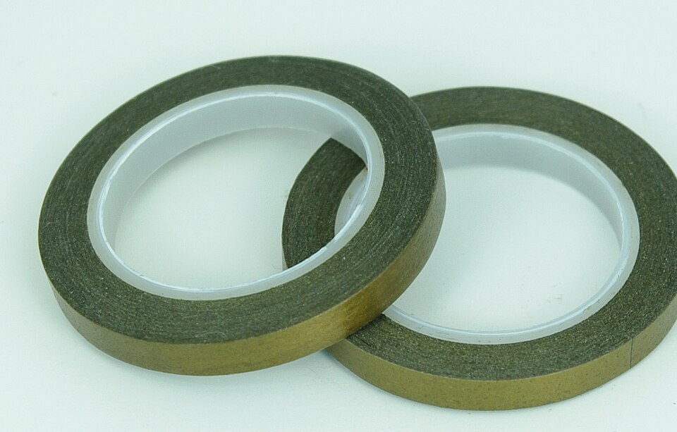 Two rolls of narrow decorative washi tape
